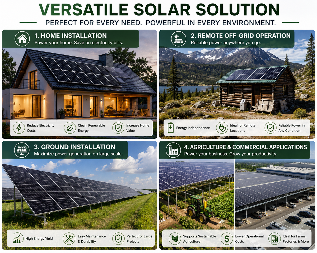 10 X 585 = 5850 watts JINKO Bifacial, Grade A, Premium Solar Panels, FREE Delivery in Select Areas, Call First.